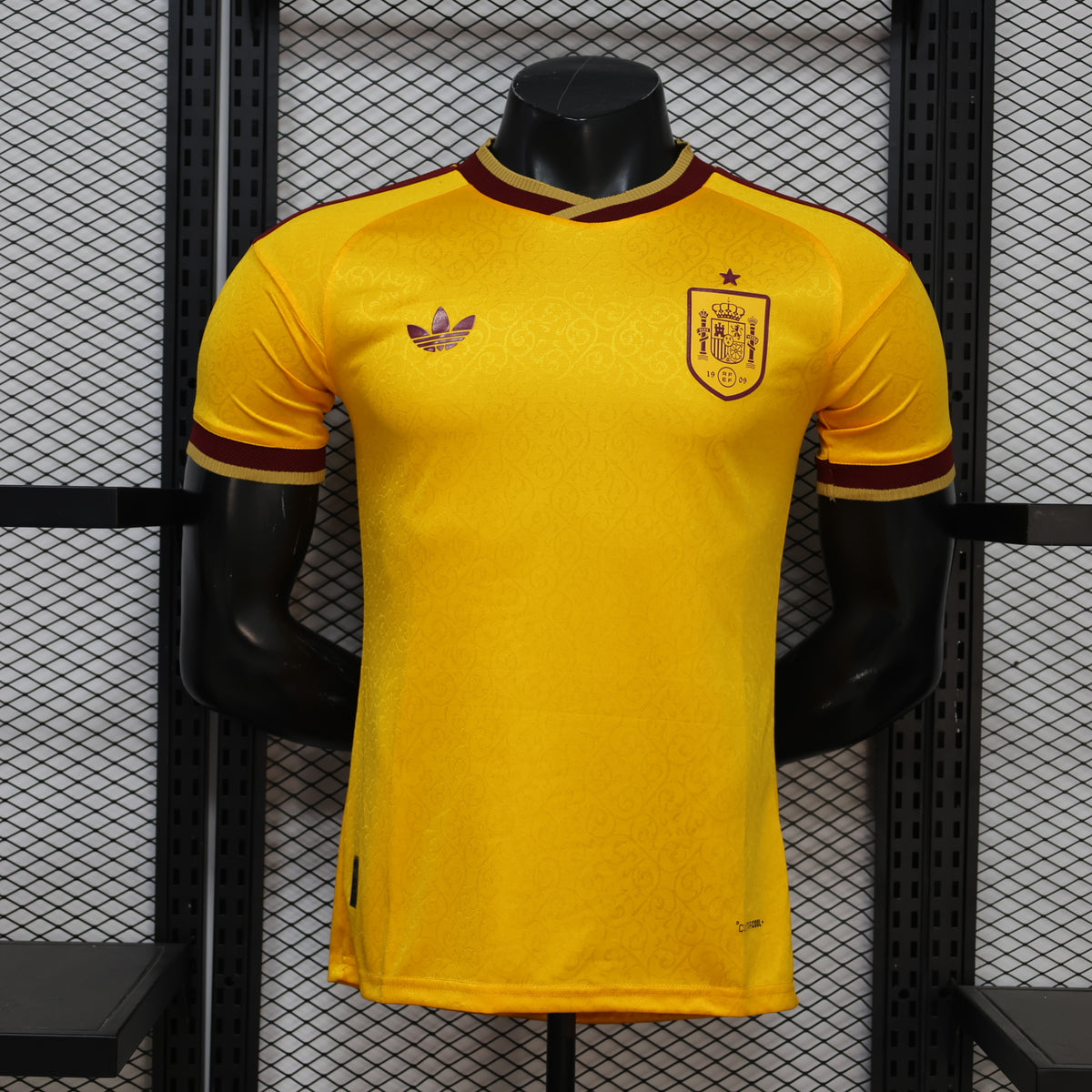 Spain yellow adidas Originals 25/26 front